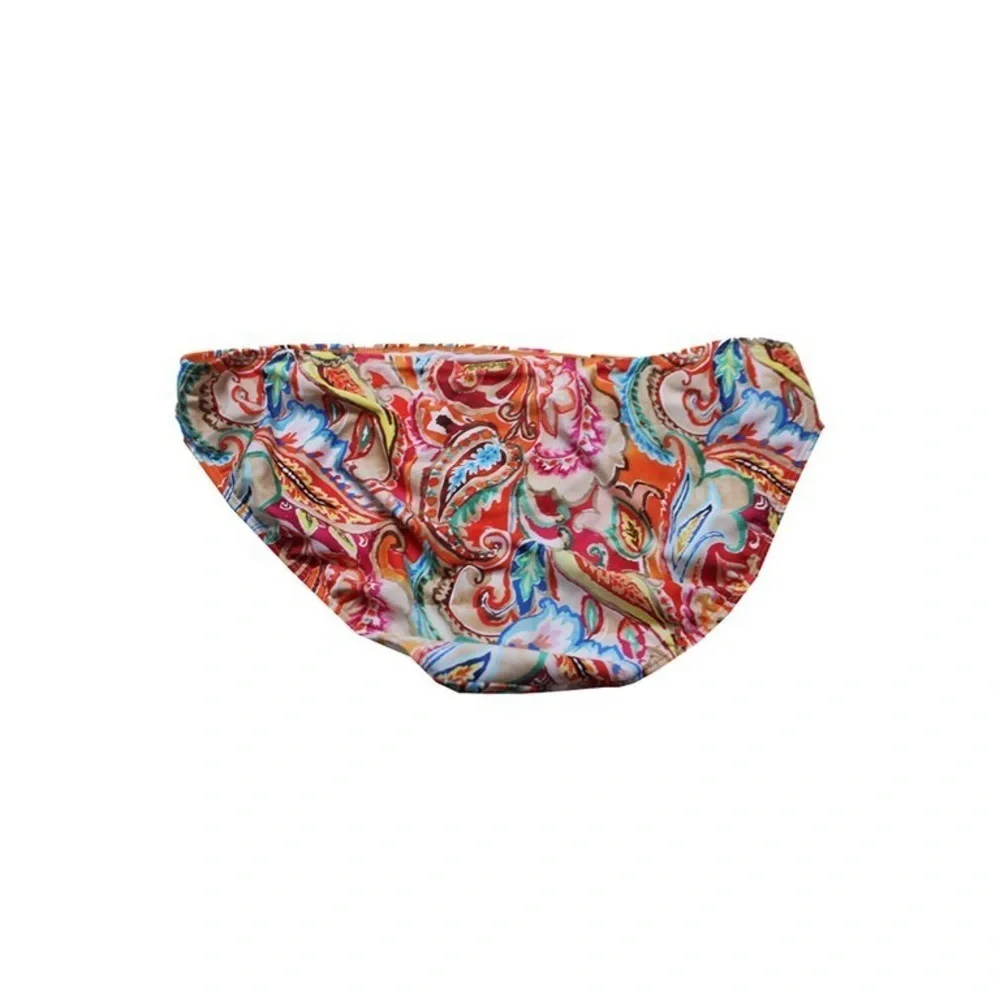 LAUREN RALPH LAUREN Women's Sunrise Printed Hipster Bikini Bottom